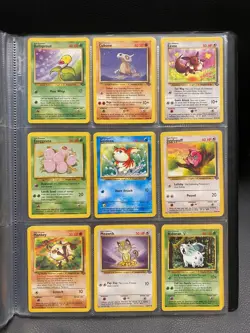 NEAR MINT - Jungle and Fossil Set 1999 WOTC Pokemon Cards Bundle No Duplicates - Image 1