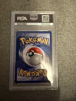 PSA 9 Pikachu 58/102 Pokemon Base Set 1999 Non Holo Graded Card - Image 2