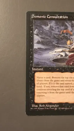 MTG: Magic the Gathering - Ice Age Expansion: DEMONIC CONSULTATION - Image 3