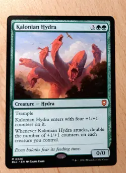 Mtg Magic: Kalonische Hydra, Kalonian Hydra, English, Nearmint Top-Mythic - Image 1