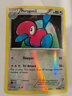 Porygon2 - 65/98 - XY Ancient Origins Pokemon Reverse Holo Foil Nice! Porygon 2 - Image 1