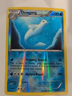 Dewgong 16/124 - XY Fates Collide Pokemon Reverse Holo Foil Nice! - Image 1