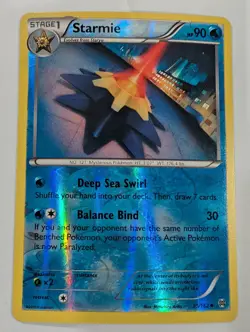 Starmie 30/162 - XY Breakthrough Reverse Pokemon Holo Foil Rare Nice! - Image 1