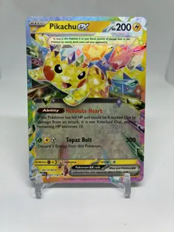 Pikachu ex - 057/191 Surging Sparks Double Rare Pokemon TCG - NM/MINT - Image 1