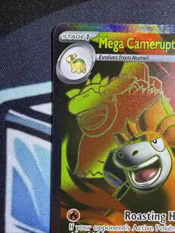 Mega Camerupt EX Holo #156/132 - NM Ultra Rare - Pokemon ME01: Mega Evolutions - Image 2