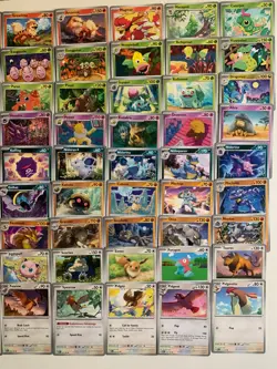 151 - COMPLETE NON HOLO SET - 127 total pack fresh Cards - S&V Pokemon TCG - Image 3