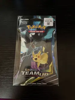 Pokemon TCG Sun & Moon Team Up Sleeved Booster Pack - Pikachu & Zekrom Art - Image 1