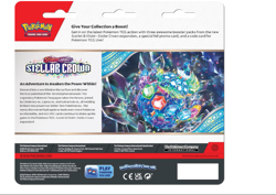 Pokemon Scarlet & Violet Stellar Crown 3-Pack TCG Blister TINKATON & LATIAS - Image 3