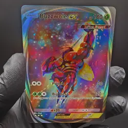 Pokemon Buzzwole Pocket TCG Holo With Texture Read Description - Image 1