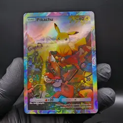 Pokemon Pikachu Pocket TCG Holo With Texture Read Description - Image 2
