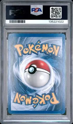 2000 POKEMON GAME BASE II #15 POLIWRATH-HOLO BASE II-BLUE DOT ERROR PSA 7 - Image 2