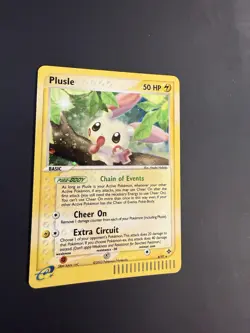 Plusle 8/97 EX Dragon Holo Rare Vintage Pokemon TCG 2003 - LP - Image 2