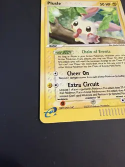 Plusle 8/97 EX Dragon Holo Rare Vintage Pokemon TCG 2003 - LP - Image 5