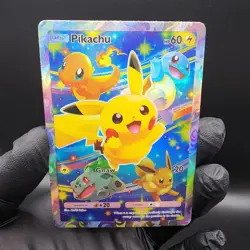 Pokemon Pikachu Pocket TCG Holo With Texture Read Description - Image 1