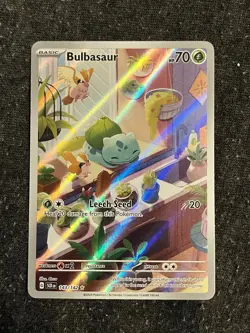 Pokemon TCG Bulbasaur 143/142 Stellar Crown Illustration 2024 Edition - Image 1