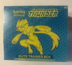 2018 POKEMON SUN & MOON LOST THUNDER ELITE TRAINER BOX ETB FACTORY SEALED - Image 1