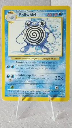 Poliwhirl 38/102 *UK 4th Print 1999-2000* Pokemon TCG WoTC LP Light Played - Image 1