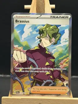 Brassius 135/131 Ultra Rare Full Art Prismatic Evolutions Pokemon TCG - Image 1