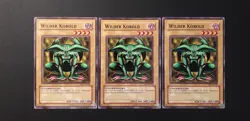 Yu-Gi-Oh! 3x Wilder Kobold, DB1-DE140, Common, 2. Auflage, Deutsch, NM/ Back EX - Image 1