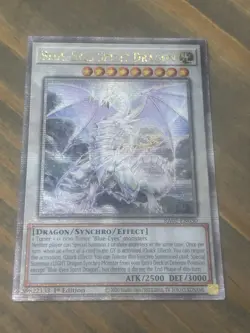 Yu-Gi-Oh Blue-Eyes Spirit Dragon RA02-EN030 Quarter Century Secret Rare FREESHIP - Image 1