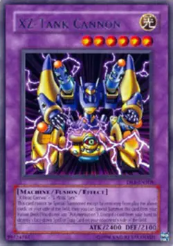 XZ-Tank Cannon - DR1-EN108 - Rare - Unlimited Edition - Heavily Played - Image 1