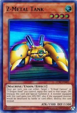 Z-Metal Tank - LCKC-EN007 - Ultra Rare - Unlimited Edition - Lightly Played - Image 1