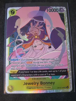 JEWELRY BONNEY 2025 ONE-PIECE Carrying on His Will FOIL #OP13-108 SUPER RARE - Image 1