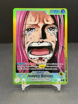 Jewelry Bonney Alt Art Leader - Carrying On His Will #OP13-100 L One Piece TCG - Image 1
