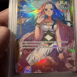 2023 ONE PIECE OP04-KINGDOMS OF INTRIGUE #118 NEFELTARI VIVI SECRET RARE PSA 10 - Image 3