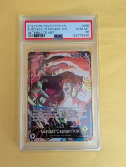 PSA GEM MT 10 - One Piece - Eustass "Captain" Kid (Leader) Alternate Art - Image 1