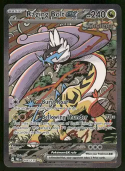 Pokemon Cards Raging Bolt ex 166/131 Prismatic Evolutions NM - Image 1
