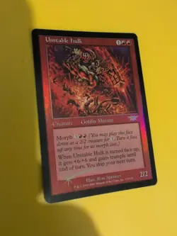 Unstable Hulk MTG Card. Legions. Old Vintage FOIL - Image 2