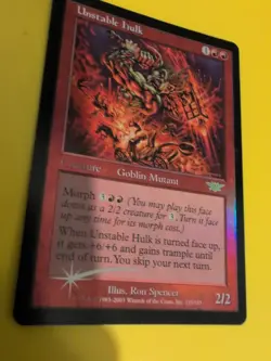 Unstable Hulk MTG Card. Legions. Old Vintage FOIL - Image 5