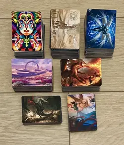 MTG Art Series Art Cards Lot of 580+ (50 Signature Cards Included) - Image 1
