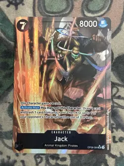 One Piece Card Game Two Legends Jack Alt Art SR OP08-084 English Parallel - Image 1