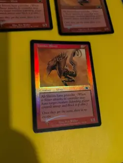 Hunter Sliver X3Magic the Gathering 3 Card. Legions. Old Vintage FOIL - Image 2