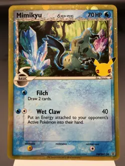 Mimikyu SWSH136 - Holo Promo - Celebrations Pokemon Card MINT - Image 1