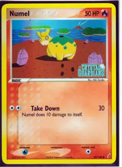 2006 NUMEL 59/100 Ex Crystal Guardians Pokemon Card REV HOLO-STAMPED NM/M - Image 1