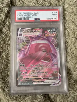 Gengar VMAX 157/264 Full Art | 2021 Fusion Strike | Pokemon Card | PSA 9 MINT - Image 2