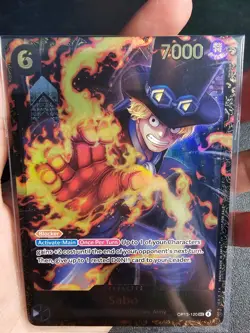 Sabo (Store Treasure Cup 2025) OP13-120 One Piece Promotion Cards Foil - Image 1