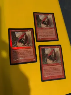 Goblin Assassin x3 Magic the Gathering 3 Card. Legions. Old Vintage FOIL - Image 1