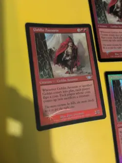 Goblin Assassin x3 Magic the Gathering 3 Card. Legions. Old Vintage FOIL - Image 2