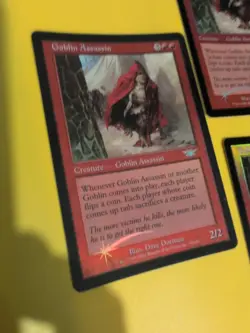 Goblin Assassin x3 Magic the Gathering 3 Card. Legions. Old Vintage FOIL - Image 3