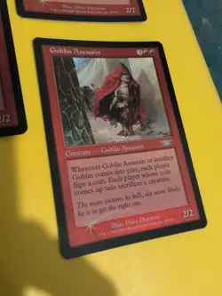 Goblin Assassin x3 Magic the Gathering 3 Card. Legions. Old Vintage FOIL - Image 5