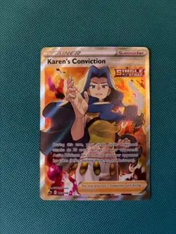 Pokemon Karen's Conviction Card 193/198 Chilling Reign - Image 1