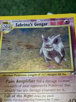Sabrina's Gengar 14/132 Gym Heroes Holo Rare Card (MP) - Image 2