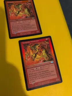 Gempalm Incinerator x2 Magic the Gathering 2 Card. Legions. Old Vintage FOIL - Image 1