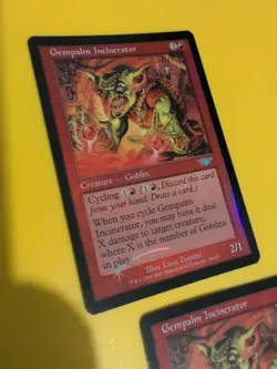 Gempalm Incinerator x2 Magic the Gathering 2 Card. Legions. Old Vintage FOIL - Image 3