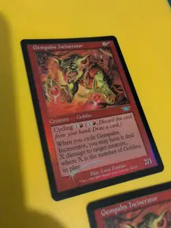 Gempalm Incinerator x2 Magic the Gathering 2 Card. Legions. Old Vintage FOIL - Image 4
