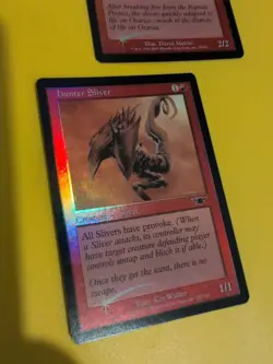 Blade Sliver & Hunter SliverMagic the Gathering 2 Card Legions. Old Vintage FOIL - Image 3
